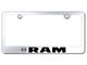 RAM Laser Etched License Plate Frame (Universal; Some Adaptation May Be Required)