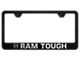 RAM Tough Laser Etched License Plate Frame (Universal; Some Adaptation May Be Required)