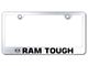 RAM Tough Laser Etched License Plate Frame (Universal; Some Adaptation May Be Required)
