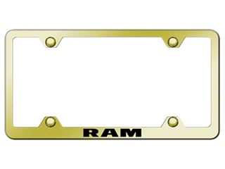 Sierra 3500 GMC Laser Etched Wide Body License Plate Frame; Mirrored Sierra 3500 GMC Laser Etched Wide Body License Plate Frame; Mirrored