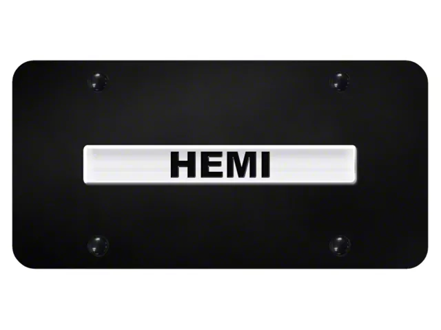 HEMI License Plate (Universal; Some Adaptation May Be Required)