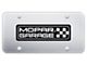 MOPAR Garage Laser Etched License Plate (Universal; Some Adaptation May Be Required)