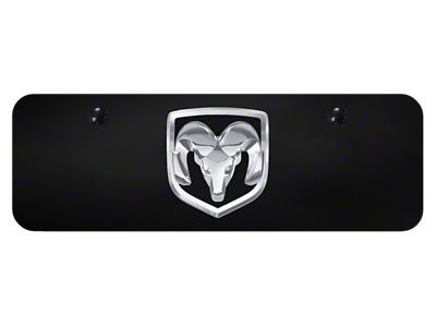 RAM OEM Logo License Plate (Universal; Some Adaptation May Be Required)