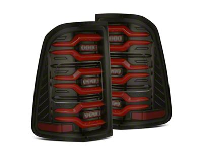 LED Tail Light Assembly – Right Rear With Blind Spot – For Ram 1500 2019-2022 – Red Lens Black Housing
