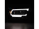 AlphaRex MK II LUXX-Series 2500 Style LED Projector Headlights; Black Housing; Clear Lens (19-24 RAM 1500 w/ Factory LED Headlights)