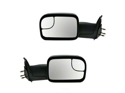 Manual Folding Towing Mirrors with Chrome Cap (02-08 RAM 1500)