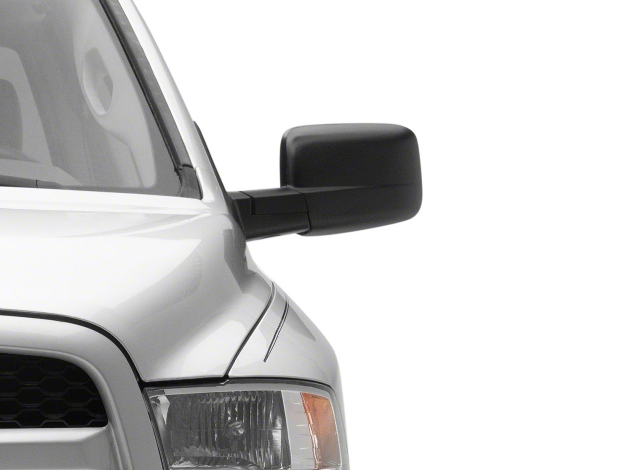 TRQ Manual Door Mirror LH Left Driver Side for 98-03 Dodge Ram