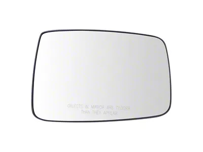 Manual Mirror Glass; Passenger Side (11-18 RAM 1500)