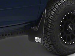Merica Mud Flaps; Front; White (19-26 RAM 1500, Excluding RHO & TRX)