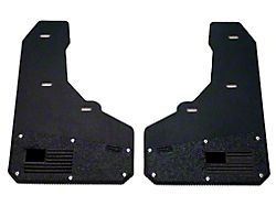 Merica Mud Flaps; Rear; Black (09-18 RAM 1500)