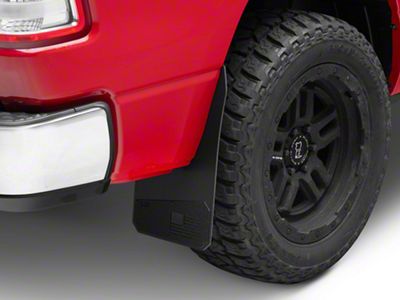 Merica Mud Flaps; Rear; Black (19-24 RAM 1500, Excluding TRX)