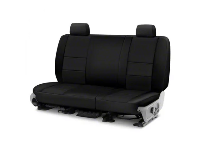 ModaCustom Wetsuit Rear Seat Cover; Black (11-18 RAM 1500 Quad Cab)
