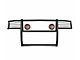 Modular Grille Guard with 5.30-Inch Red Round Flood LED Lights; Black (02-05 RAM 1500)
