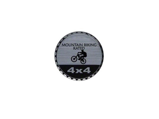 Mountain Biking Rated Badge (Universal; Some Adaptation May Be Required)