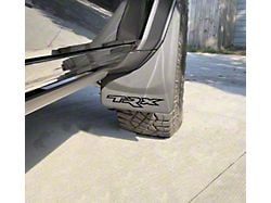 Mud Flap Decal with TRX Logo; Gloss Black (21-24 RAM 1500 TRX)