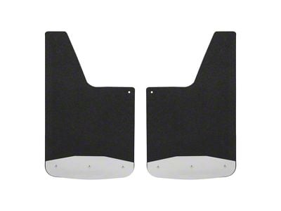 Textured Rubber Mud Guards; Rear; 12-Inch x 20-Inch (19-24 RAM 1500)