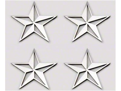Nautical Star Emblems; Polished (Universal; Some Adaptation May Be Required)
