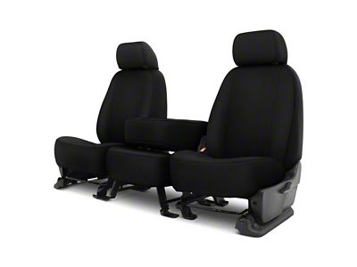 Neosupreme Custom 2nd Row Bench Seat Covers; Black/Black (19-25 RAM 1500 Crew Cab)