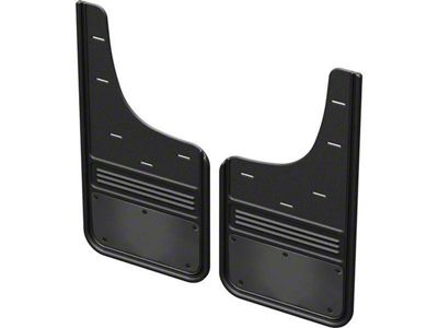 No-Drill Mud Flaps with Gunmetal Plate; Front (19-25 RAM 1500, Excluding RHO & TRX)