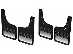 No-Drill Mud Flaps with Stainless Plate; Front and Rear (19-24 RAM 1500, Excluding TRX)