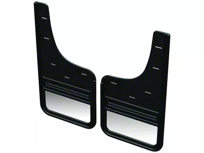 No-Drill Mud Flaps with Stainless Plate; Front (19-24 RAM 1500, Excluding TRX)