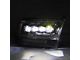 AlphaRex NOVA-Series 5th Gen 2500 G2 Style LED Projector Headlights; Black Housing; Clear Lens (09-18 RAM 1500 w/ Factory Halogen Non-Projector Headlights)