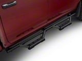 Octagon Tube Drop Style Nerf Side Step Bars; Black (09-18 RAM 1500 Crew Cab)
