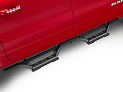 Octagon Tube Drop Style Nerf Side Steps; Black (19-25 RAM 1500 Crew Cab)