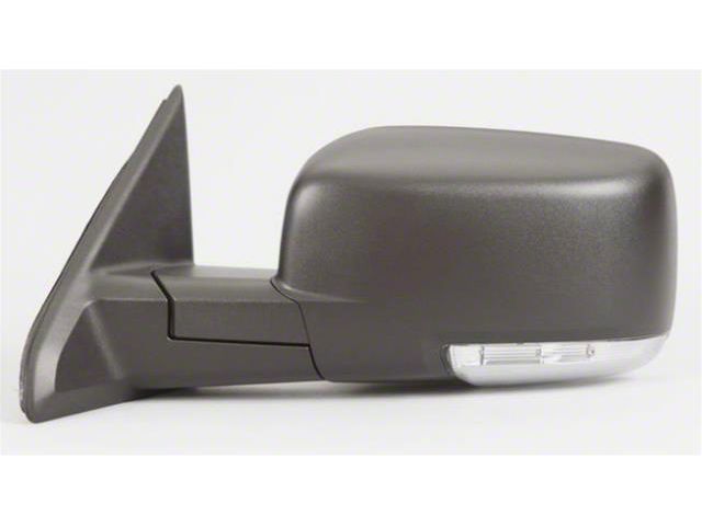 OE Certified Replacement Powered Heated Side Mirror with Turn Signal; Driver Side (09-10 RAM 1500)