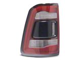 OE Rebel Style LED Tail Light; Black Housing; Red/Clear Lens; Driver Side (19-24 RAM 1500 w/ Factory LED Tail Lights & w/o Blind Spot Sensors)