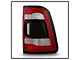 OE Rebel Style LED Tail Light; Black Housing; Red/Clear Lens; Passenger Side (19-24 RAM 1500 w/ Factory LED Tail Lights & Blind Spot Sensors)