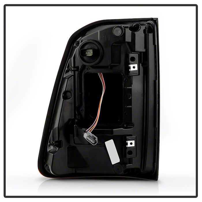 RAM 1500 OE Rebel Style LED Tail Light; Black Housing; Red