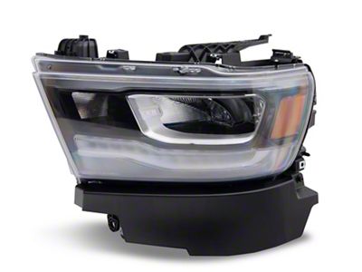 OE Style Full LED Headlight with DRL; Chrome Housing; Clear Lens; Driver Side (19-24 RAM 1500 w/ Factory LED Headlights)