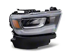 OE Style Full LED Headlight with DRL; Chrome Housing; Clear Lens; Passenger Side (19-24 RAM 1500 w/ Factory LED Headlights)