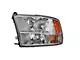 OE Certified Replacement Headlight without Daytime Running Lights; Chrome Housing; Clear Lens; Passenger Side (13-18 RAM 1500)