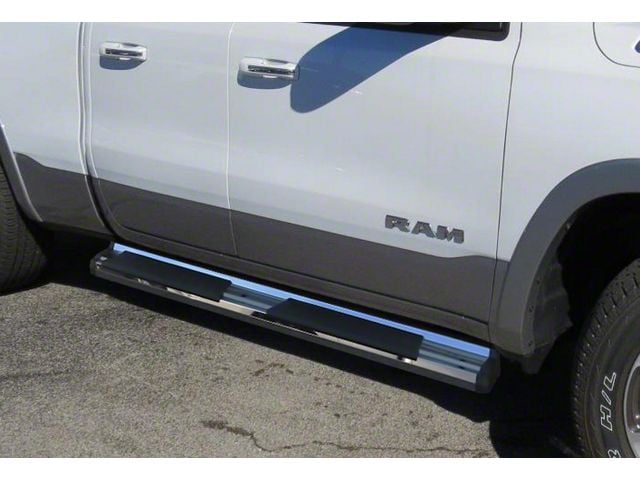 OE Style Running Boards; Polished (19-24 RAM 1500 Quad Cab)