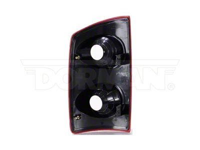 OE Style Tail Light; Chrome Housing; Red/Clear Lens; Passenger Side (07-08 RAM 1500)