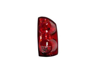 OE Certified Replacement Tail Light; Chrome Housing; Red/Clear Lens; Passenger Side (07-08 RAM 1500)