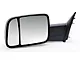 OEM Style Extendable Manual Towing Mirror; Driver Side (09-12 RAM 1500)