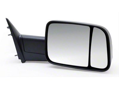 OEM Style Extendable Manual Towing Mirror; Passenger Side (09-12 RAM 1500)
