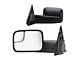 OEM Style Extendable Manual Towing Mirrors; Driver and Passenger Side (09-12 RAM 1500)