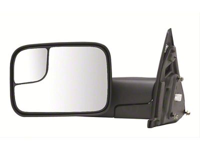 OEM Style Extendable Powered Towing Mirror; Driver Side (09-12 RAM 1500)