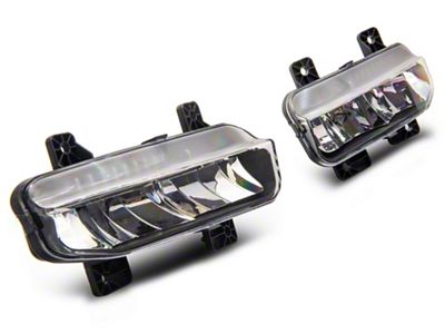 OEM Style LED Fog Lights with Switch; Clear (19-24 RAM 1500)