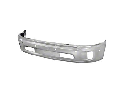OEM Style Lower Front Bumper; Pre-Drilled for Front Parking Sensors; Chrome (14-18 RAM 1500)