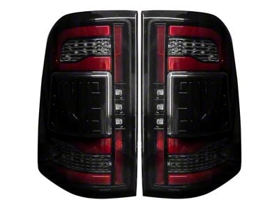OLED Tail Lights; Black Housing; Smoked Lens (19-24 RAM 1500 w/ Factory LED Tail Lights)