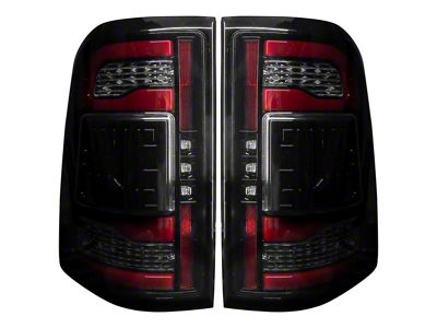 OLED Tail Lights; Black Housing; Smoked Lens (19-24 RAM 1500 w/ Factory LED Tail Lights)