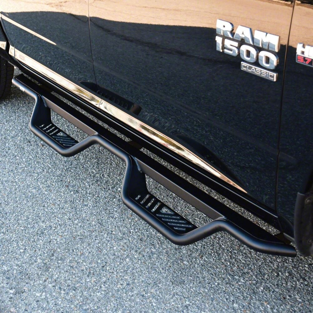 Westin RAM 1500 Outlaw Drop Nerf Side Step Bars; Textured Black 20