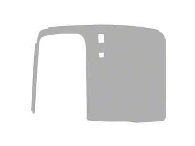 Paint Protection PPF Pre-Cut Kit; Driver Side Rear Door; Gloss (21-24 RAM 1500 TRX)