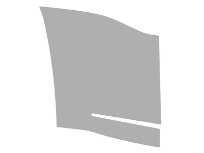 Paint Protection PPF Pre-Cut Kit; Front Passenger Side Bed Rocker; Gloss (19-25 RAM 1500 Big Horn Quad Cab, Lone Star Quad Cab, Tradesman Quad Cab)