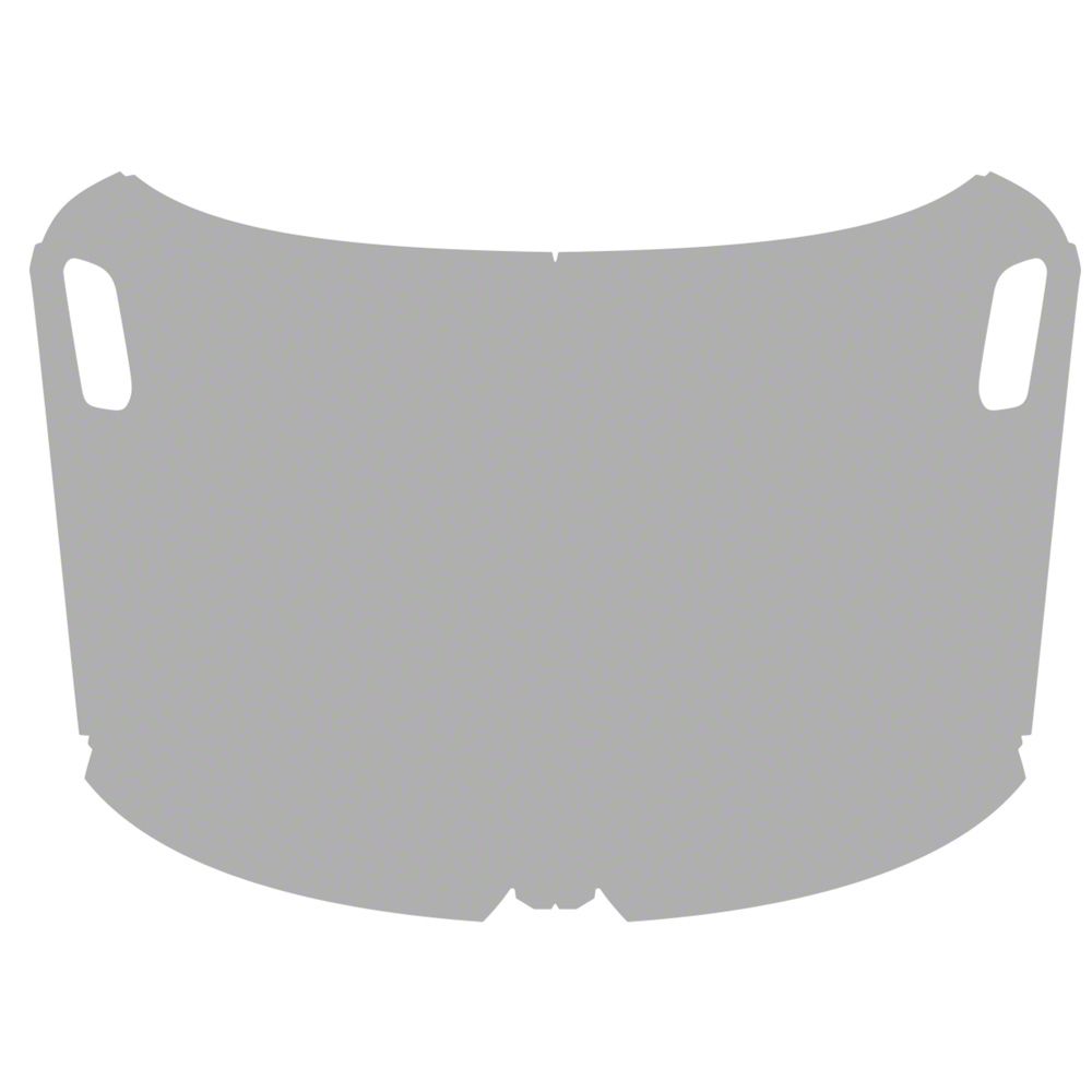 RAM 1500 Paint Protection PPF PreCut Kit; Full Hood; Gloss (1924 RAM